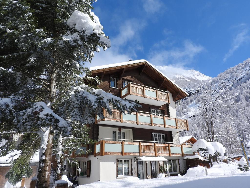 Апартаменты Haus Alpenperle Саас-Альмагель Экстерьер фото